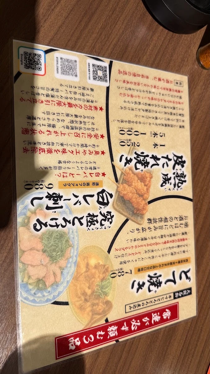 焼き鳥居酒屋 北新地鳥屋 市ヶ谷店 メニュー写真 6